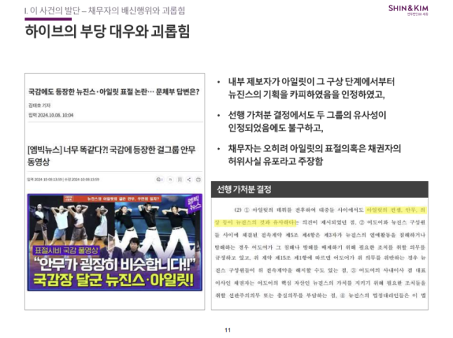 하이브 부당대우 관련 이미지 3